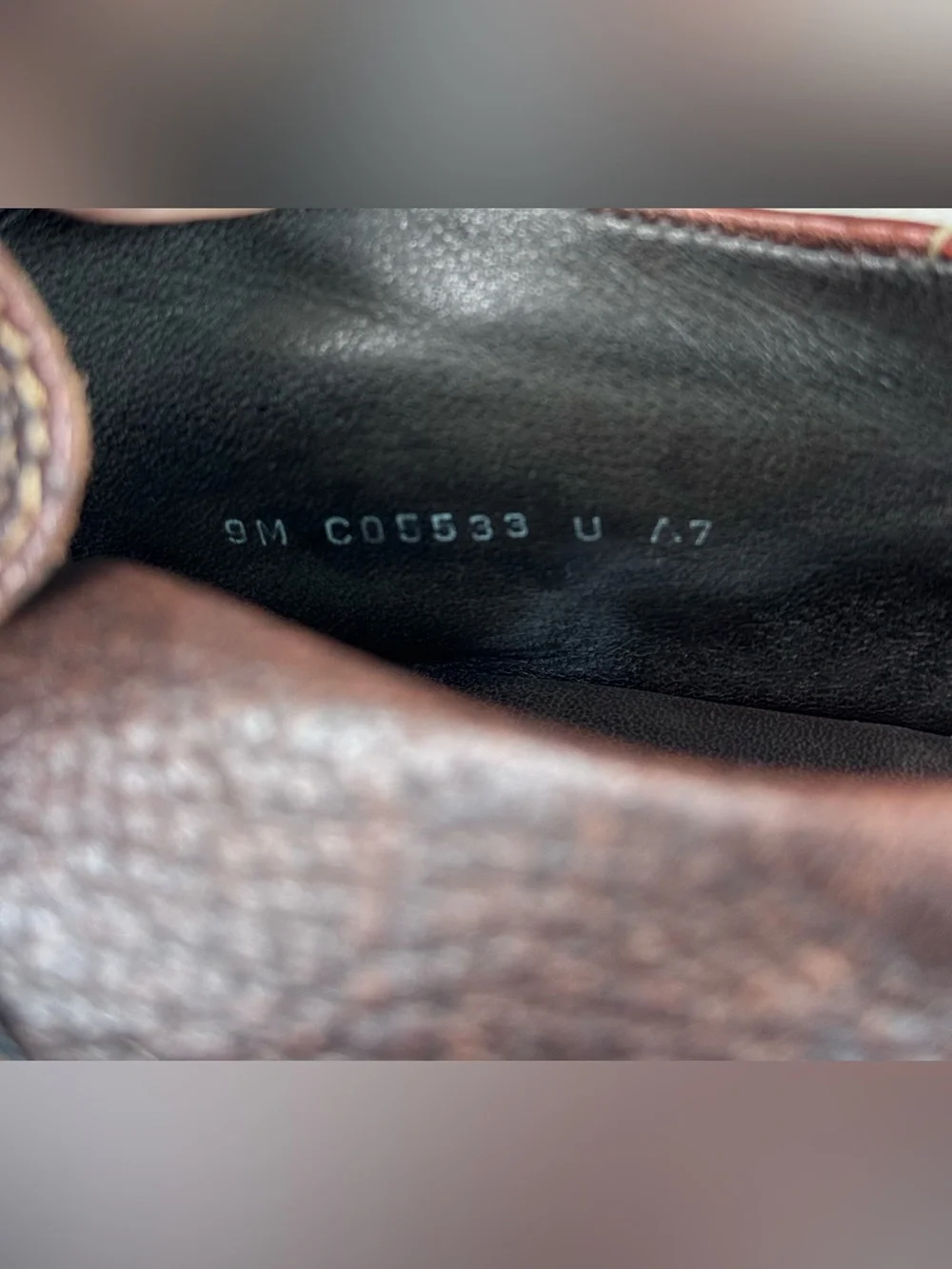 Cole Haan Men's Size 9 Brown Pebbled Leather‎ Slip On Dress Loafers shoes Office